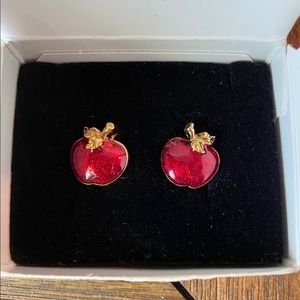 Vintage Avon Apple Harvest earrings